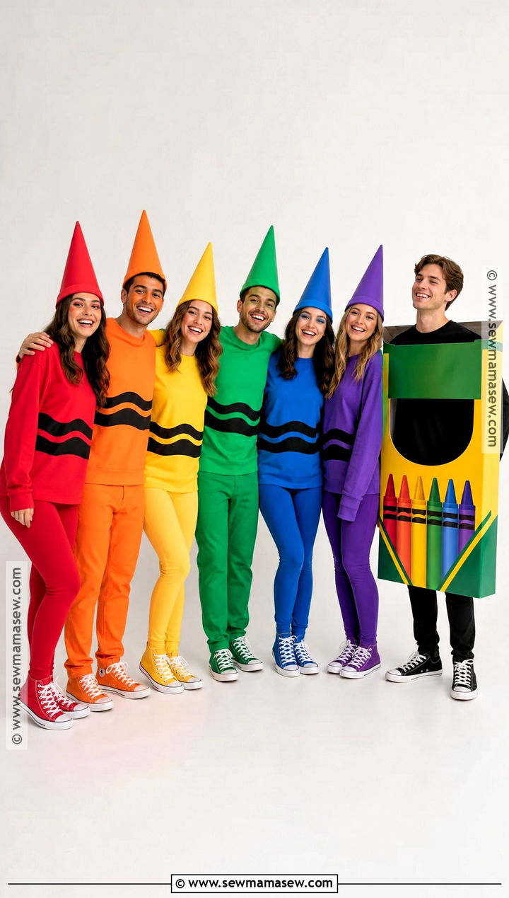 Crayon Box Group Costume - 30 Group Dress Up Ideas