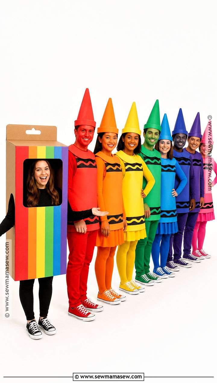 Crayon Box Group Costume - 30 best group halloween costumes