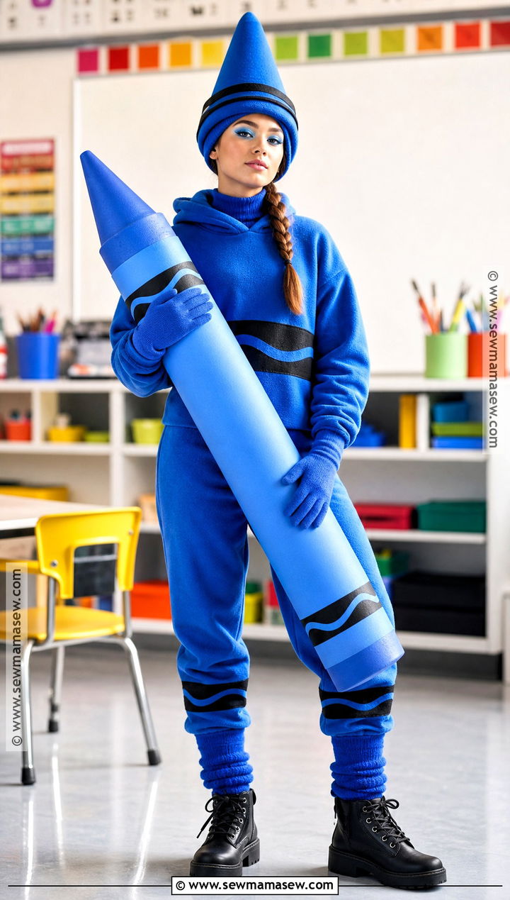 Crayon Costume With Hooded Sweatshirt - 40 warm halloween costumes