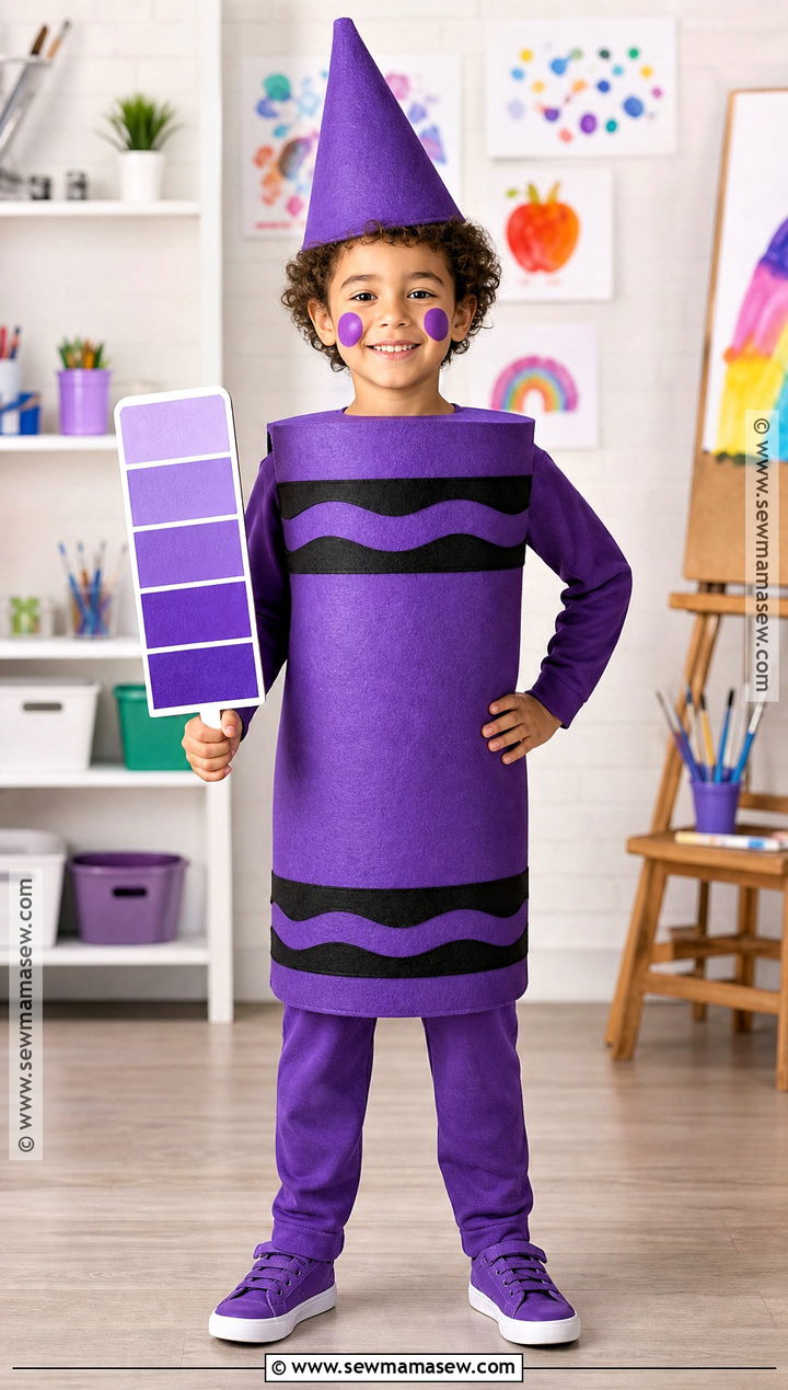 Crayon Costume With Pointed Hat - 30 kid costume ideas