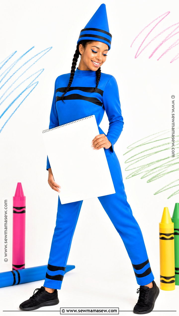 Crayon Costume With Pointed Hat - 40 cute halloween costume ideas