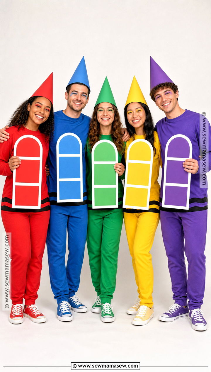 Crayon Group Costume - 30 Costume Ideas For Halloween