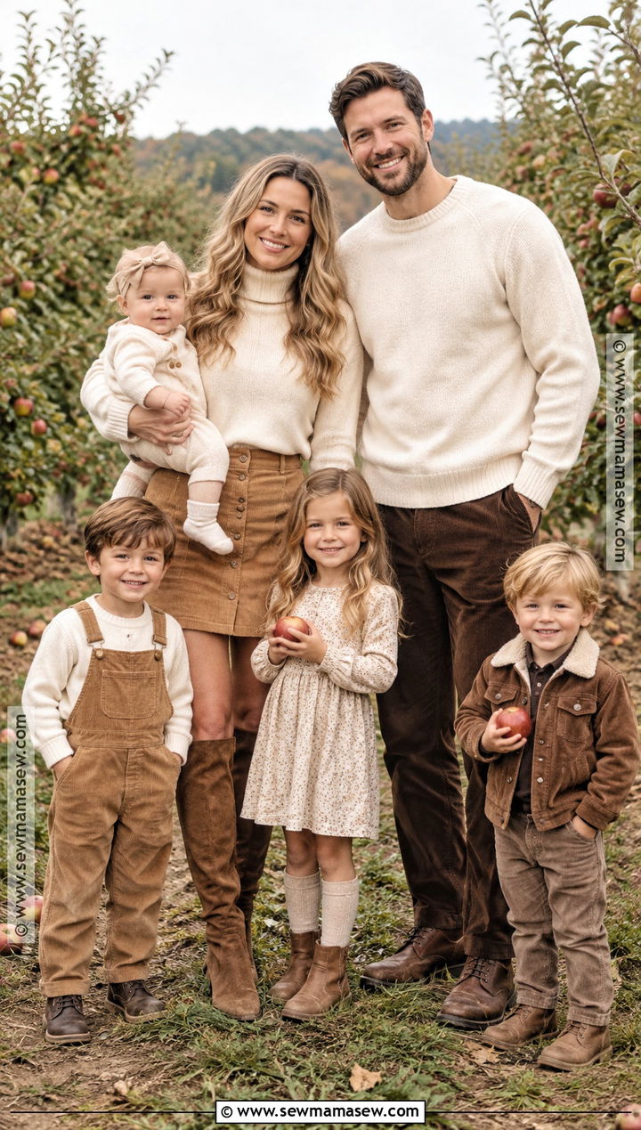 Cream And Corduroy Family Fall Picture Outfit - 15 family fall pictures outfits neutral