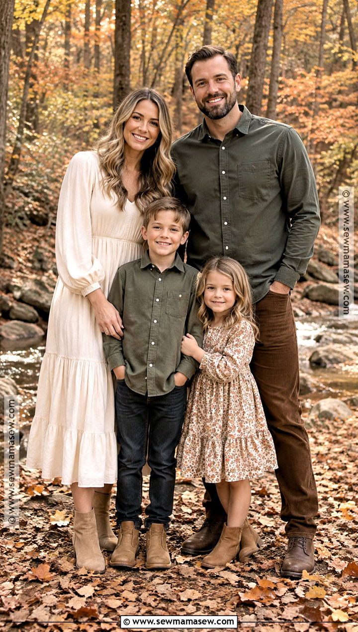 Cream And Olive Fall Family Picture Outfits - 15 clothes for family pictures fall