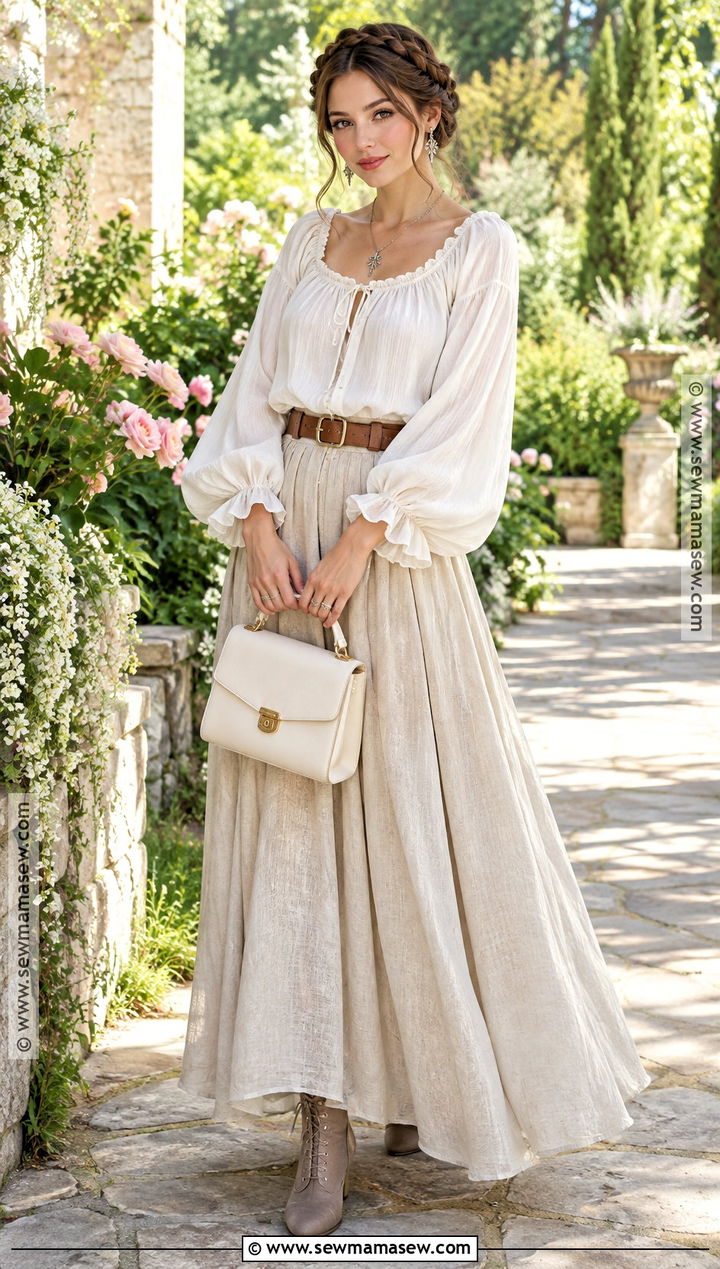 Cream And White Witch Outfit - 30 witch outfits aesthetic