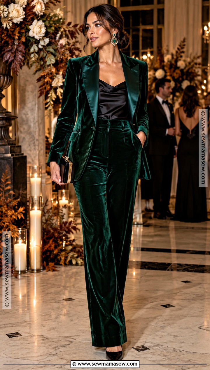 Creative Black Tie Fall Wedding Tuxedo - 20 Fall Wedding Dress Code Ideas
