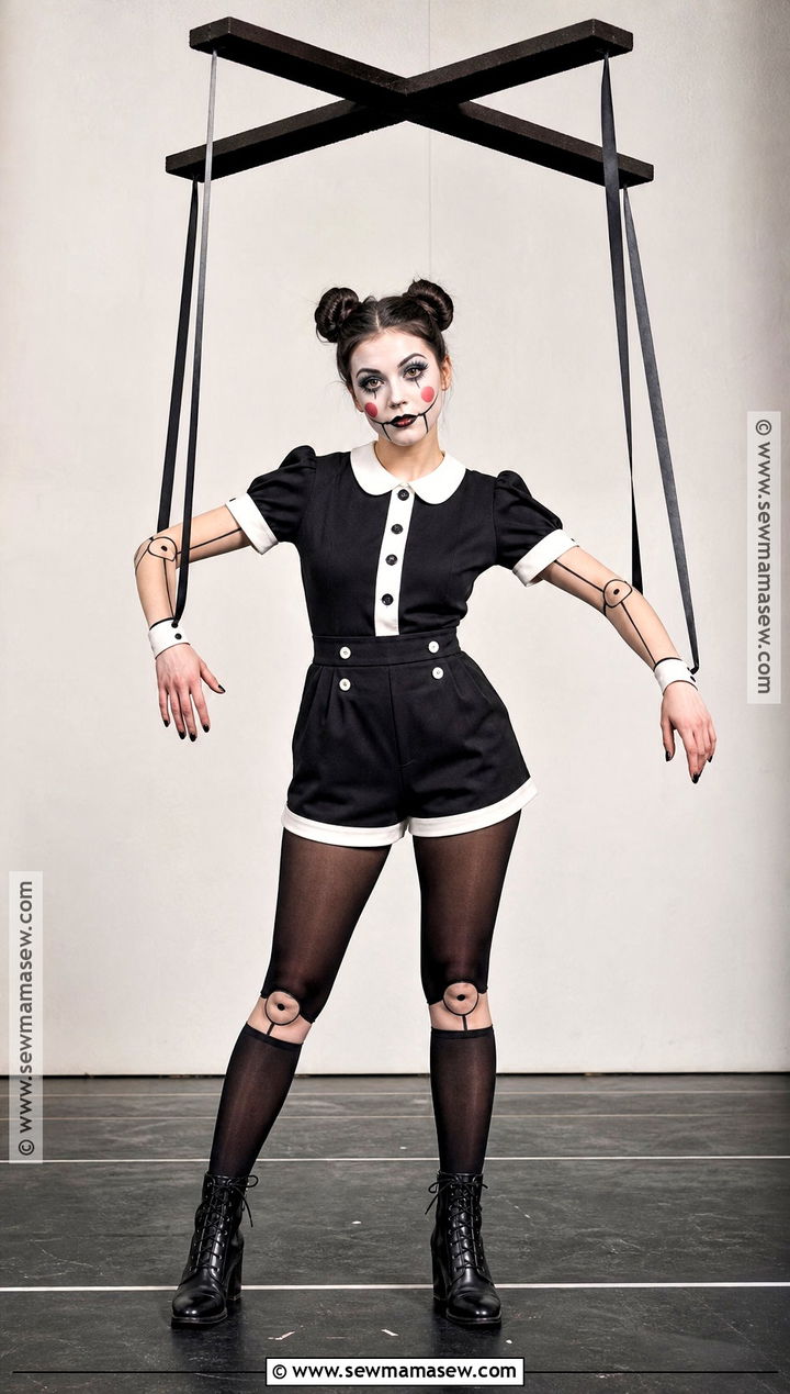 Creepy Marionette Costume - 45 scary costumes