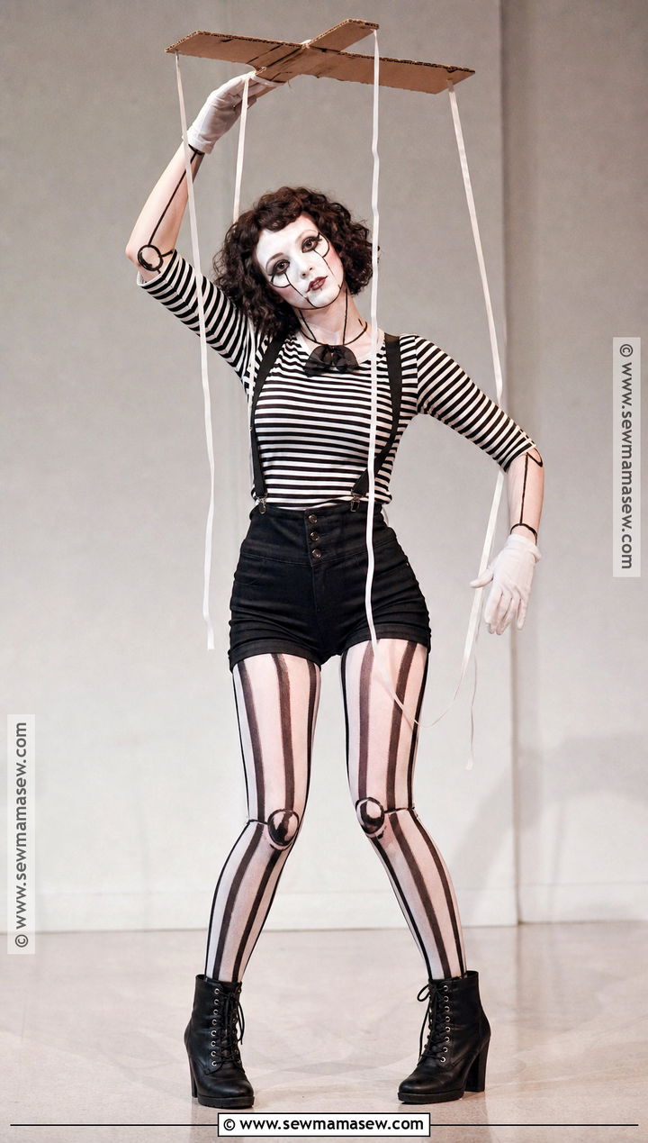 Creepy Marionette Costume - 40 scary halloween costume ideas
