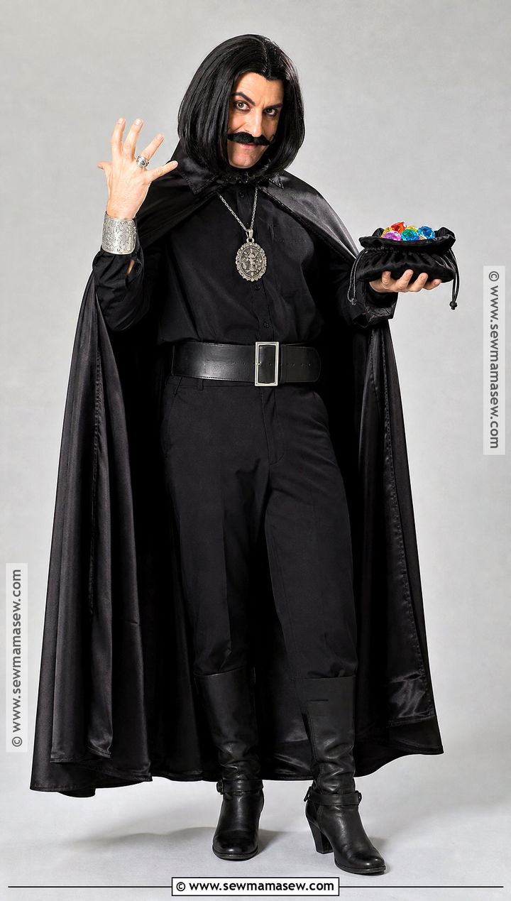 Crime Master Gogo Black Cape Costume - 30 Bollywood Halloween Costume Ideas