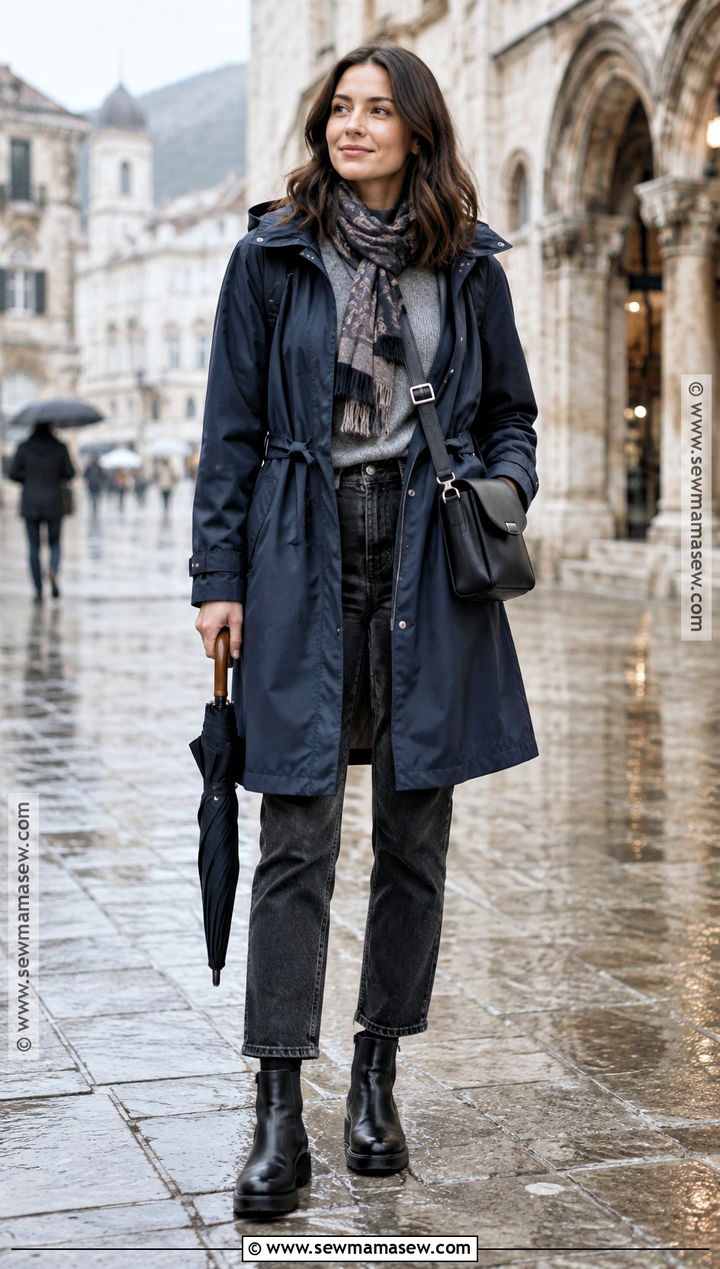 Croatia Fall Rainy Day Outfit - 15 Croatia Travel Outfits Fall