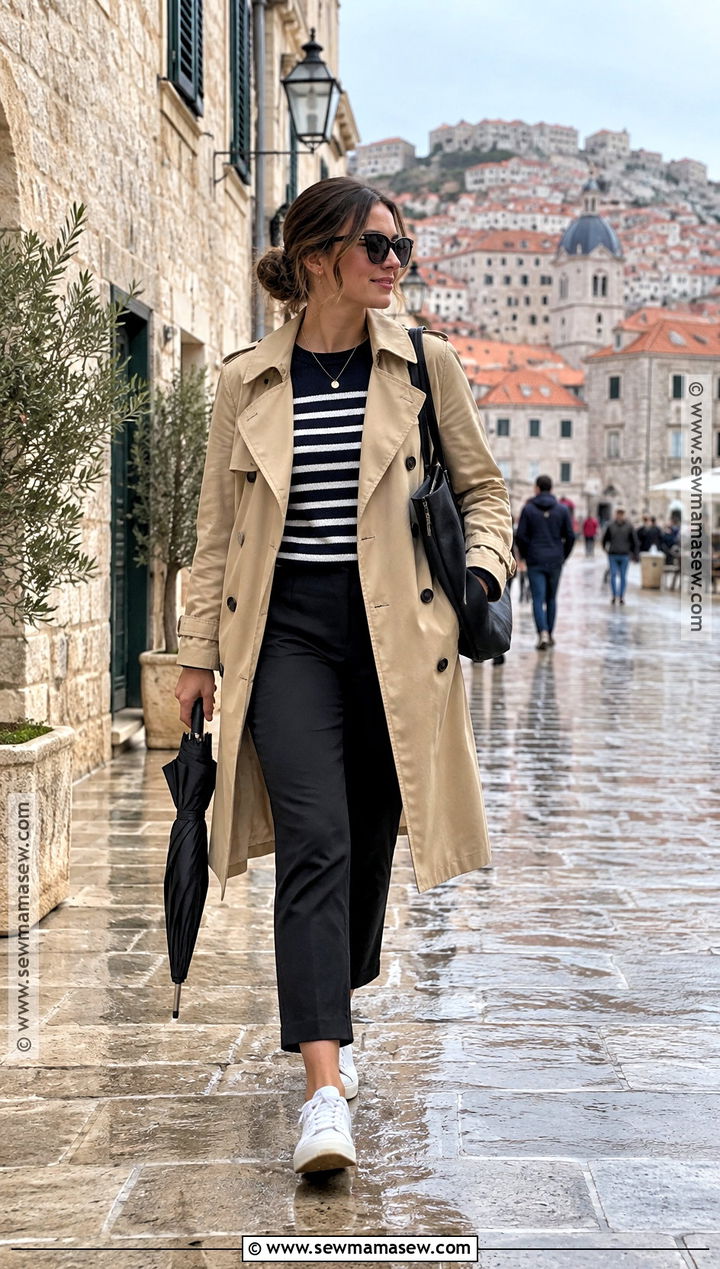 Croatia Fall Trench Coat Outfit - 15 Croatia Outfits Fall