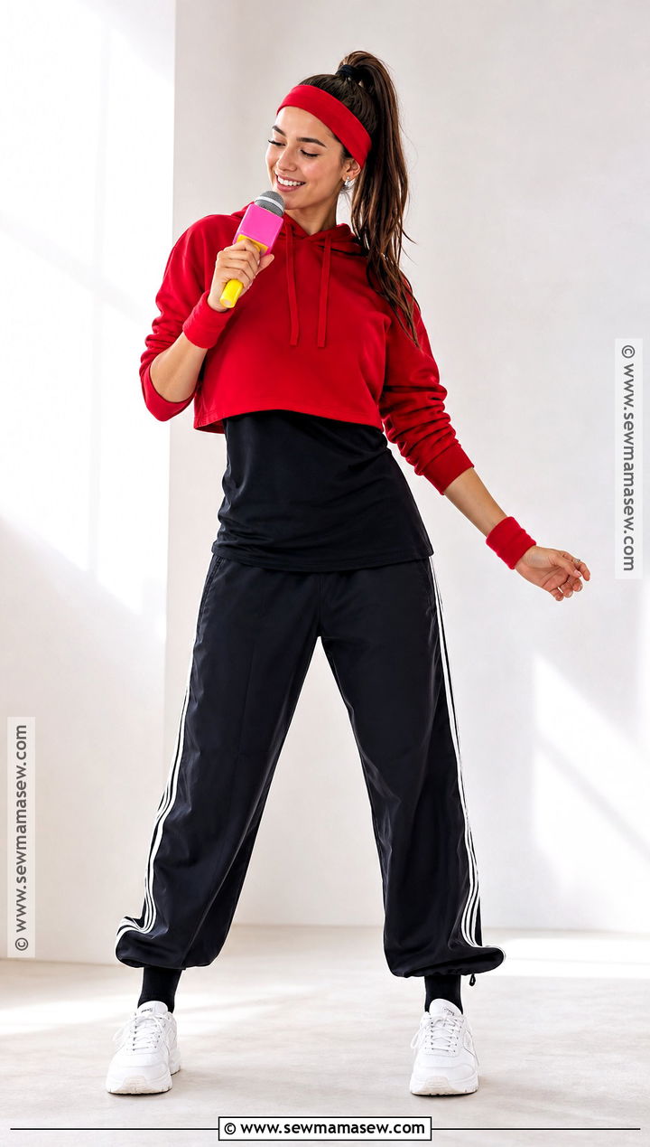Cropped Hoodie Sporty Spice Costume - 30 Sporty Spice Costume Ideas