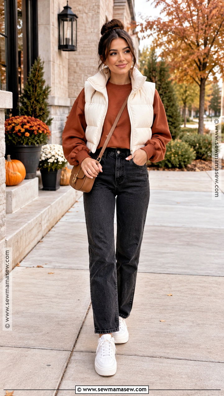 Cropped Thanksgiving Shirt With High Rise Jeans - 25 Thanksgiving Shirts