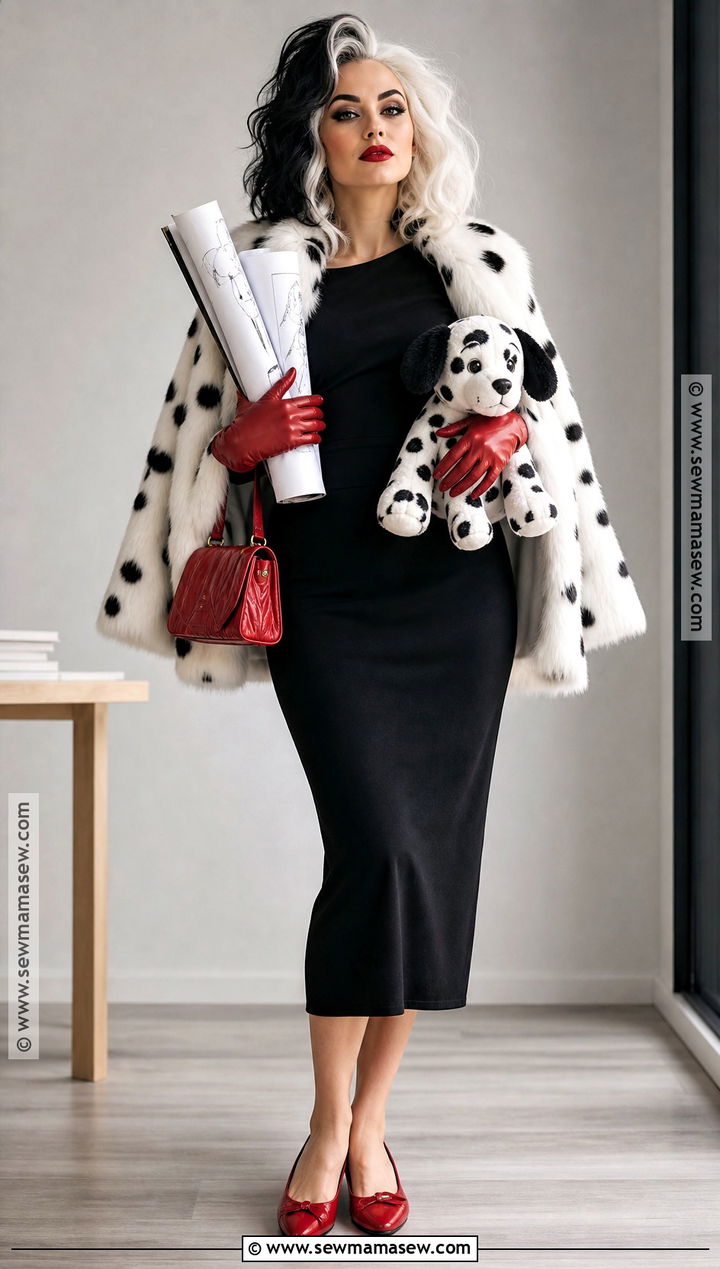 Cruella De Vil Costume - 40 book characters dress up ideas