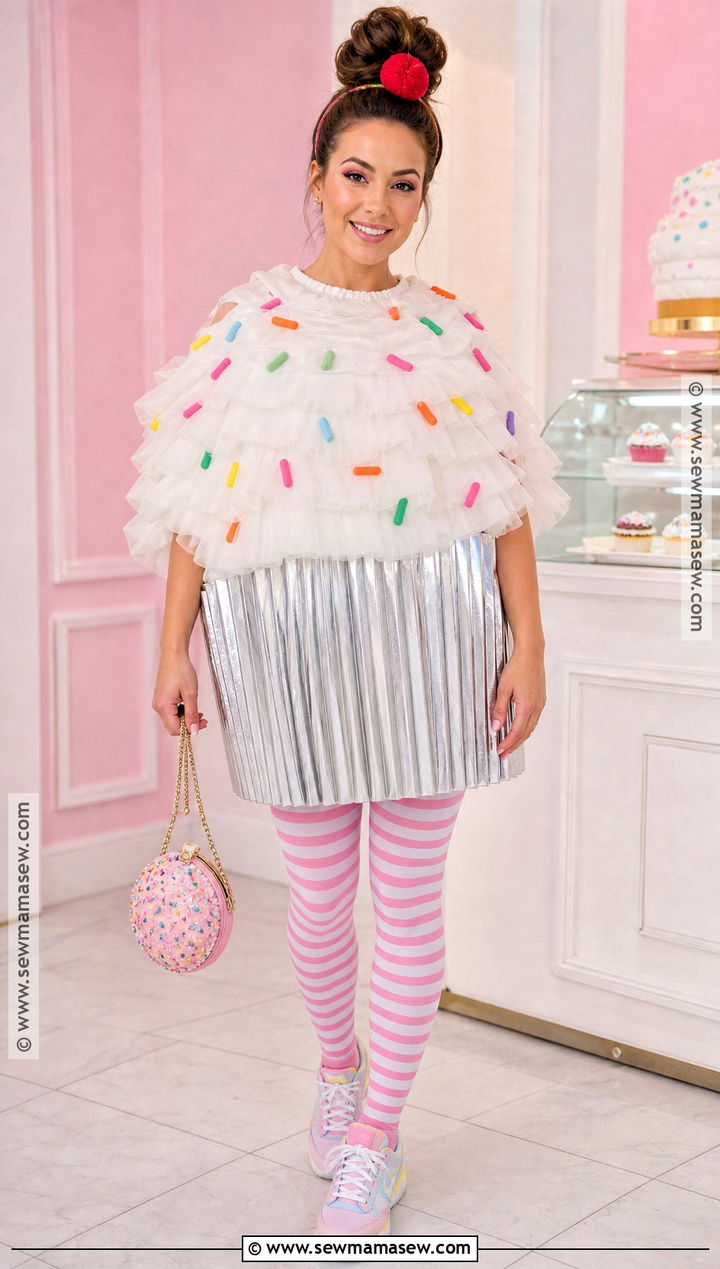 Cupcake Costume With White Dress - 30 white dress halloween costume ideas