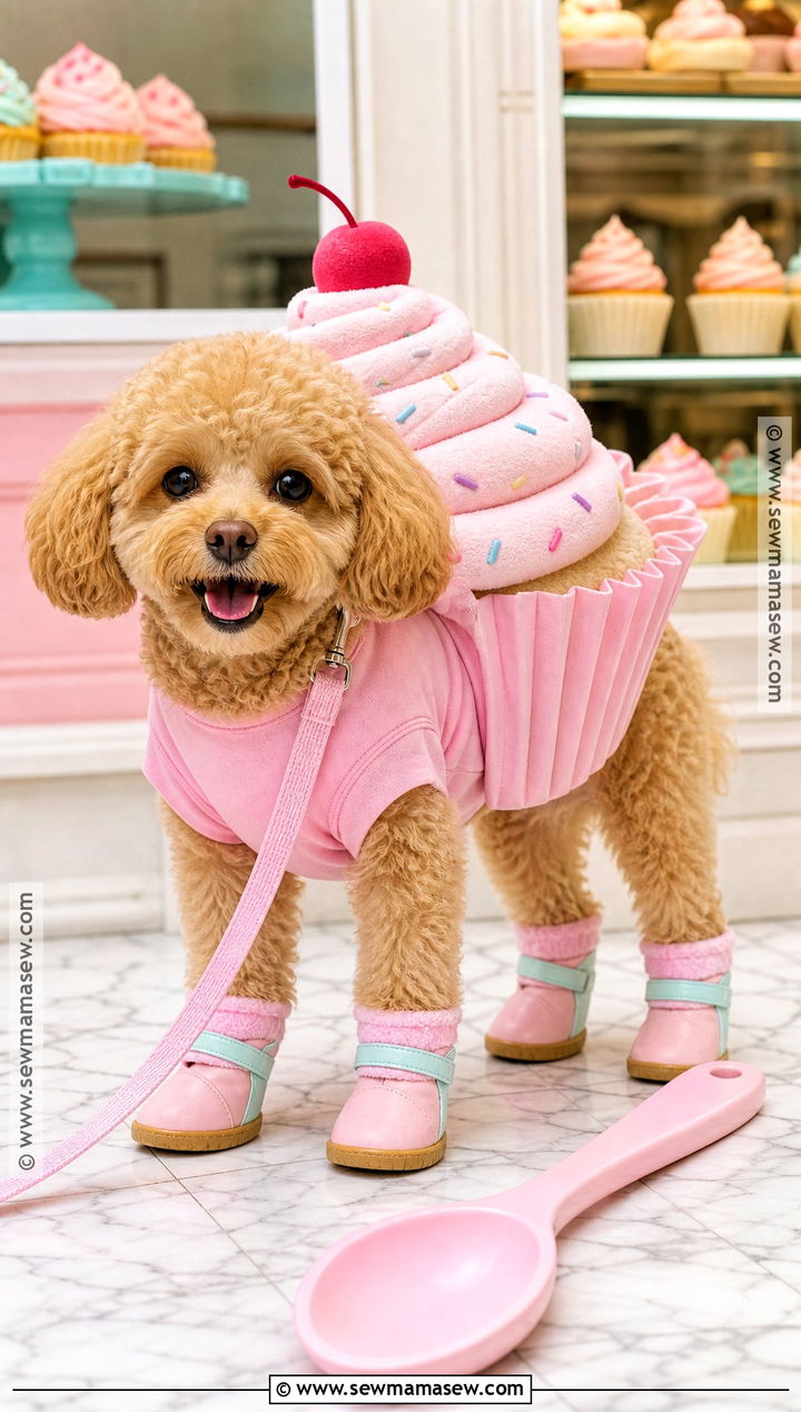Cupcake Dog Costume - 40 dog costumes
