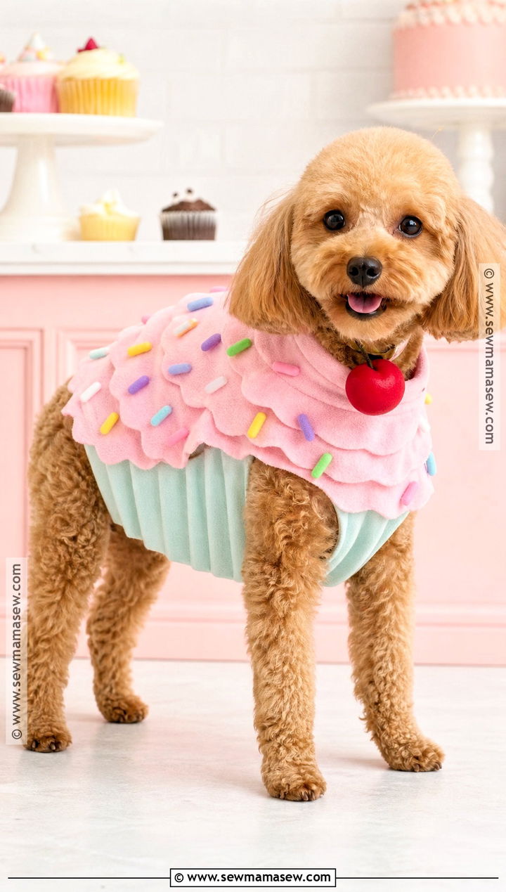 Cupcake Dog Halloween Costume - 45 dog halloween costumes