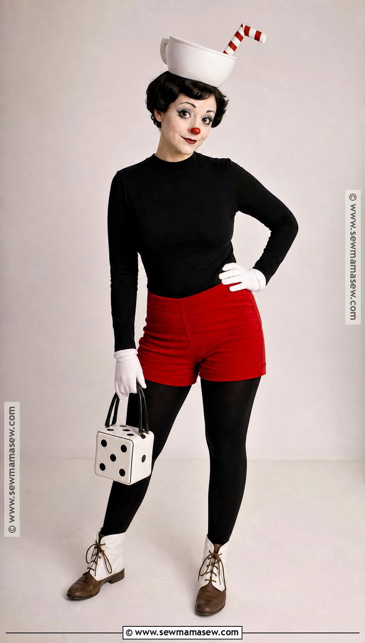 Cuphead Costume With Red Shorts - 30 Video Game Halloween Costumes