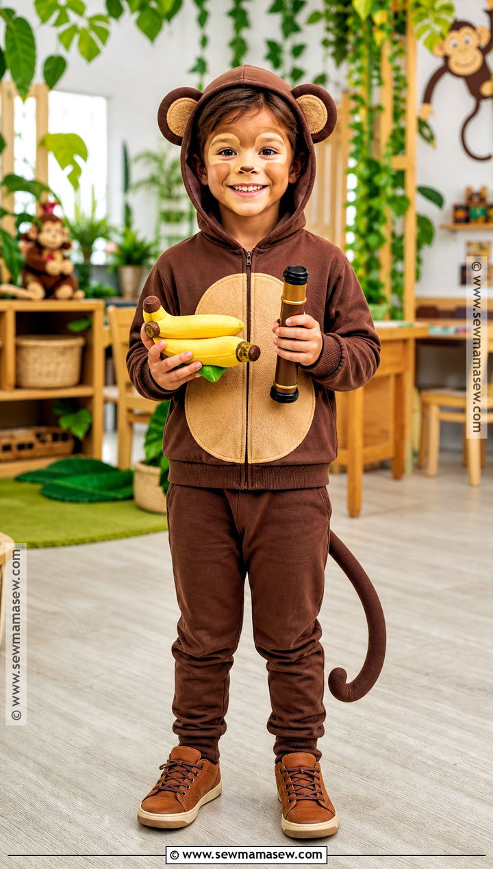 Curious George Costume - 40 story book character costumes