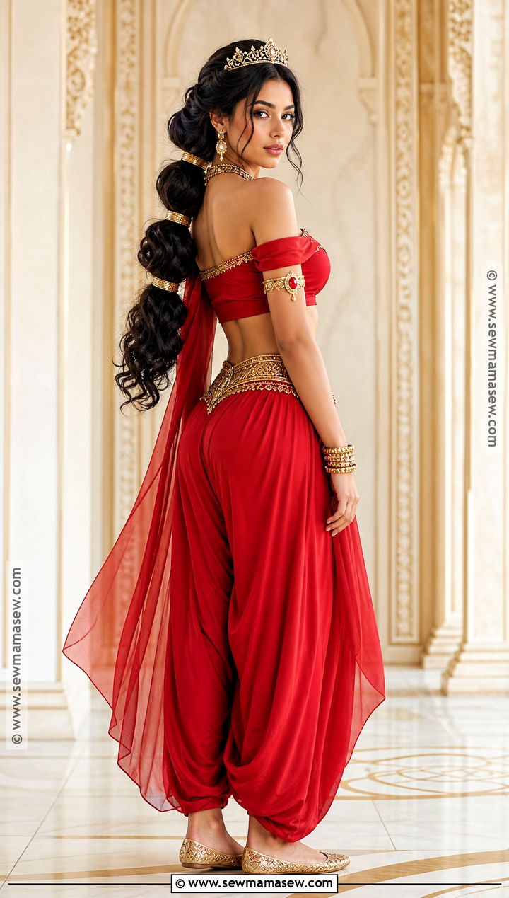 Curly Hair Red Jasmine Costume - 35 red jasmine costume ideas