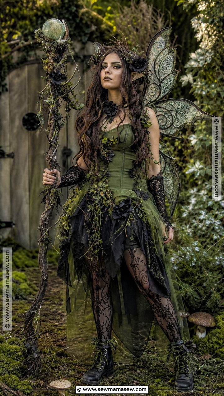Cursed Forest Fairy Cosplay - 30 scary cosplay ideas