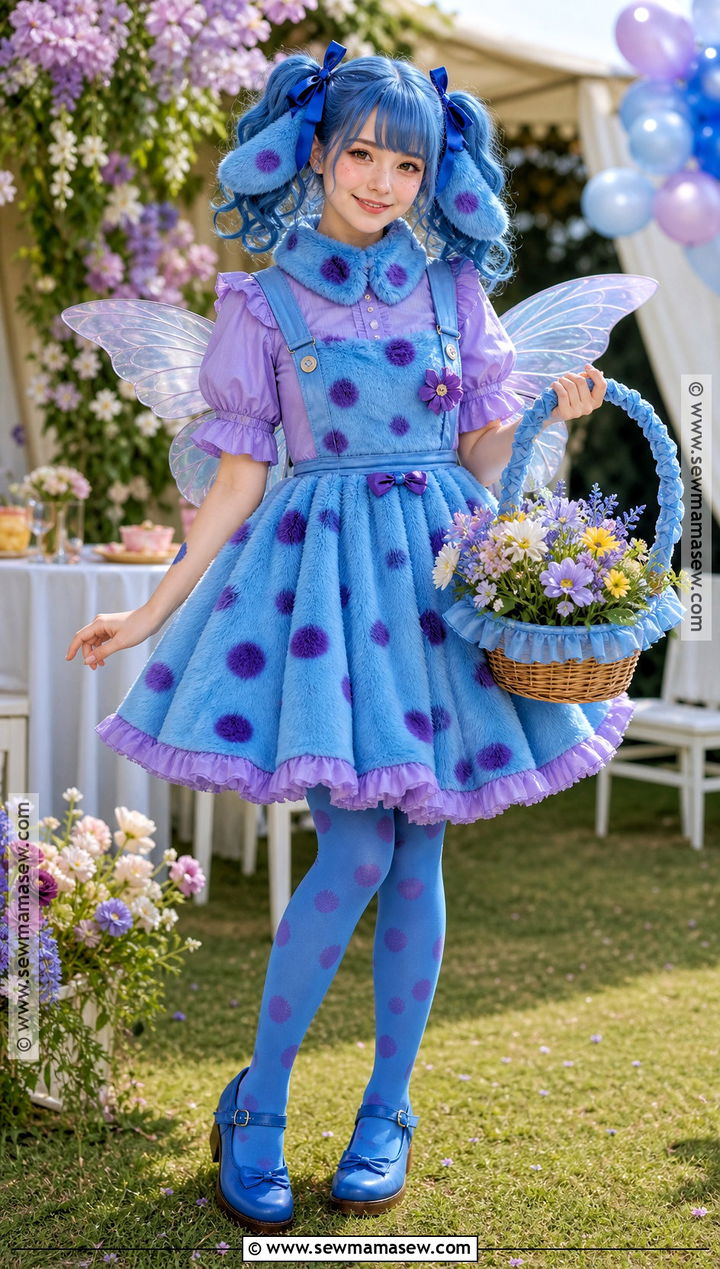 Cute Bibble Costume With Pinafore Dress - 30 Bibble Halloween Costume Ideas