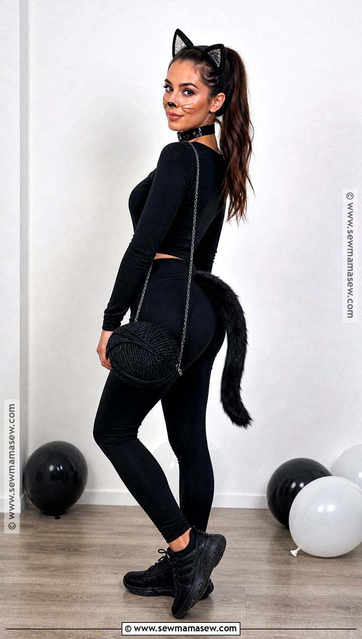 Cute Black Cat Costume - 35 womens halloween costume ideas