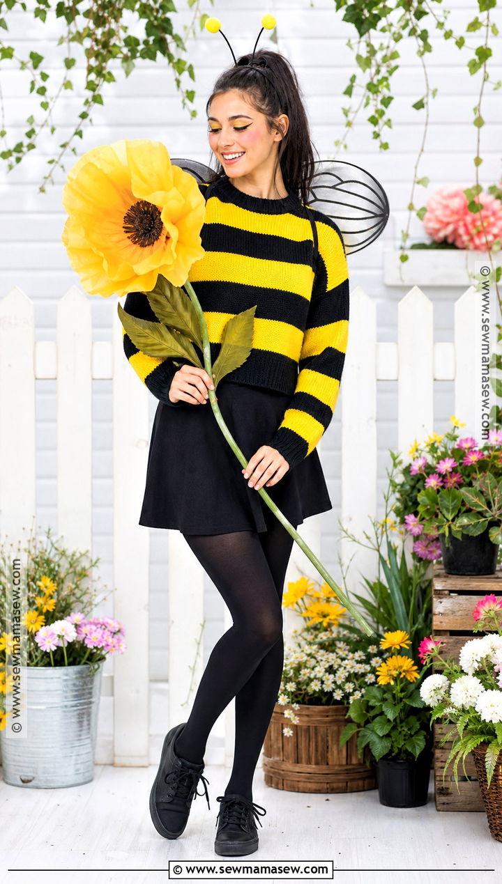 Cute Bumblebee Costume - 30 halloween costume ideas easy