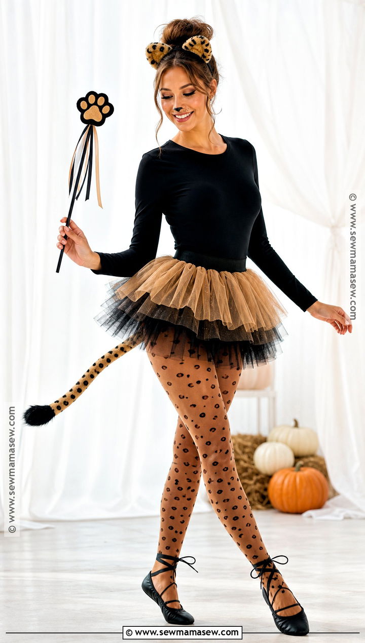 Cute Cheetah Costume With Tutu - 50 cheetah costume ideas