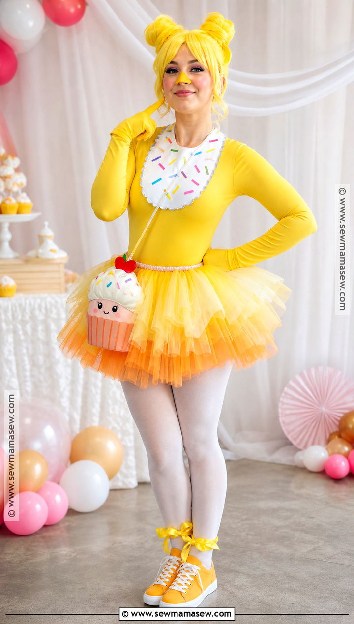 Cute Chica Costume With Tutu - 30 Chica Halloween Costume Ideas