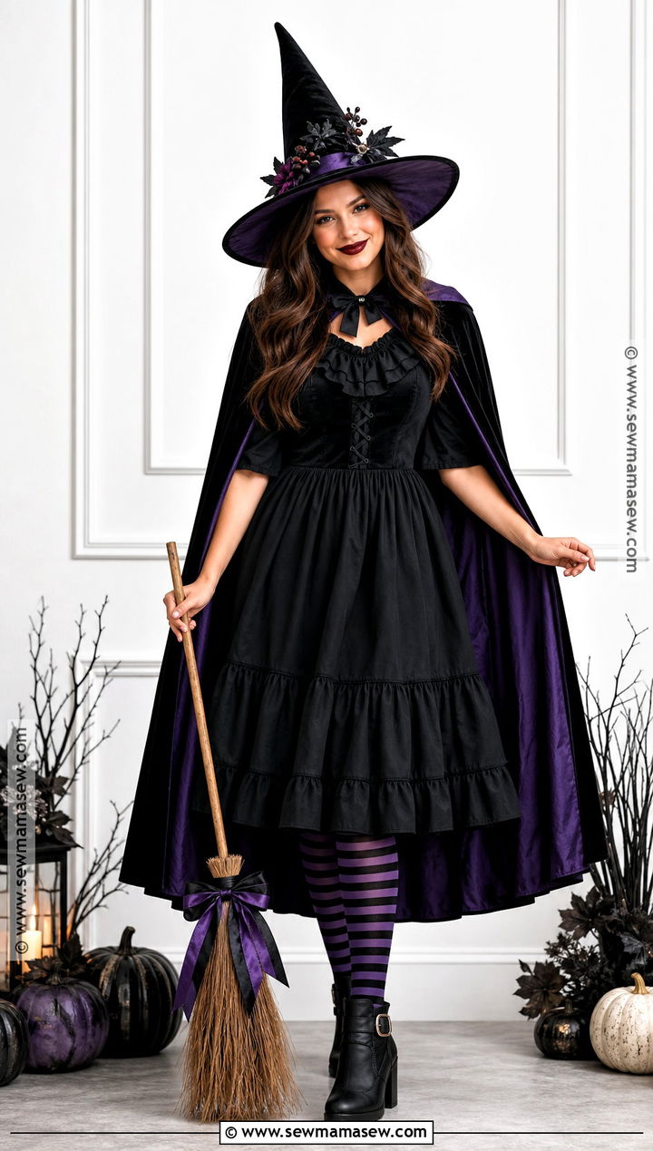 Cute Classic Witch Costume - 35 cute hollowed costumes
