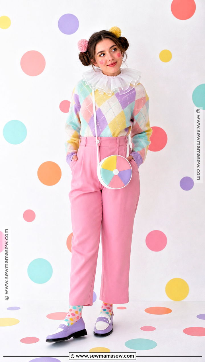 Cute Clowncore Halloween Outfit - 30 Halloween Outfits Aesthetic
