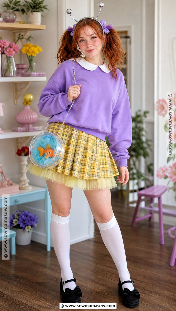 Cute Darla Costume With Tulle Skirt - 30 darla finding nemo costume ideas
