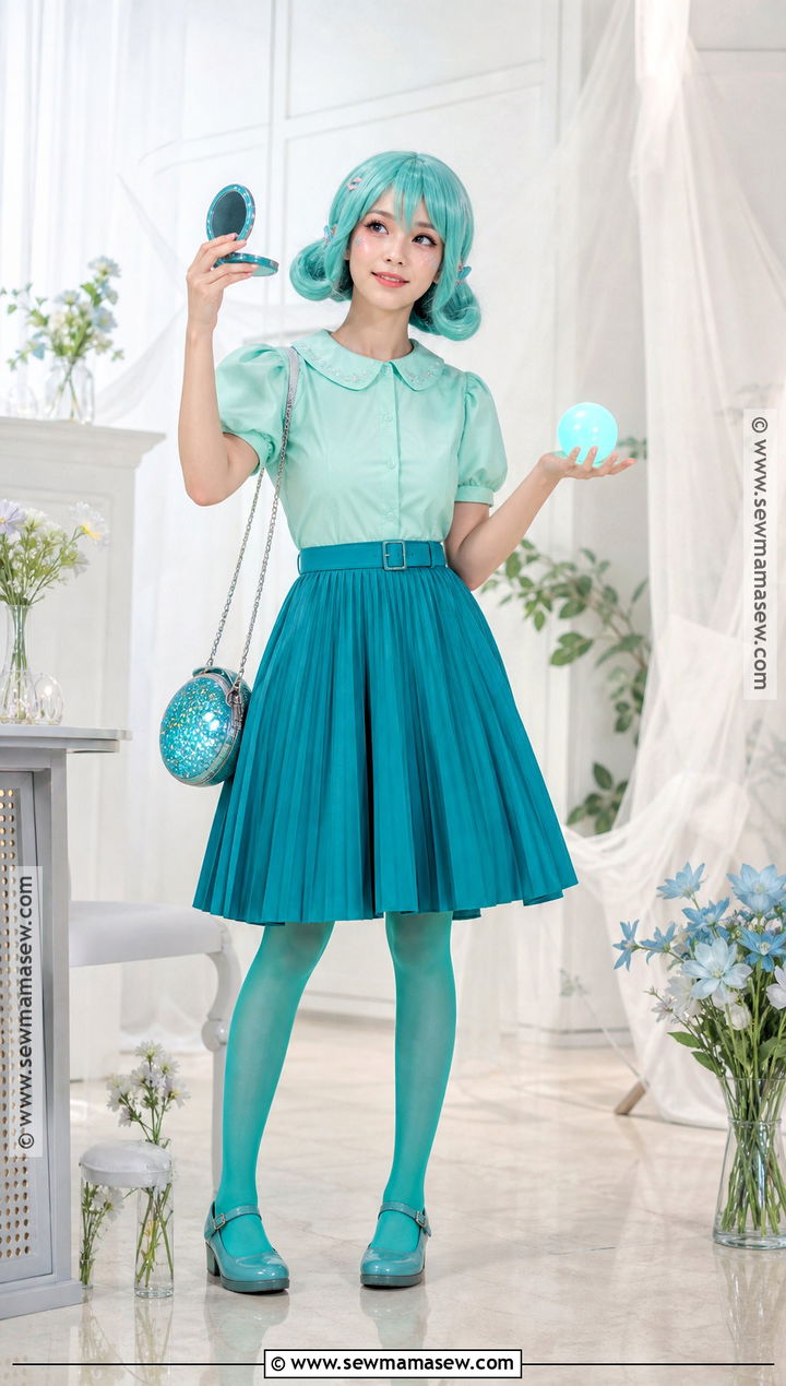 Cute Envy Cosplay With Teal Skirt - 35 inside out cosplay ideas