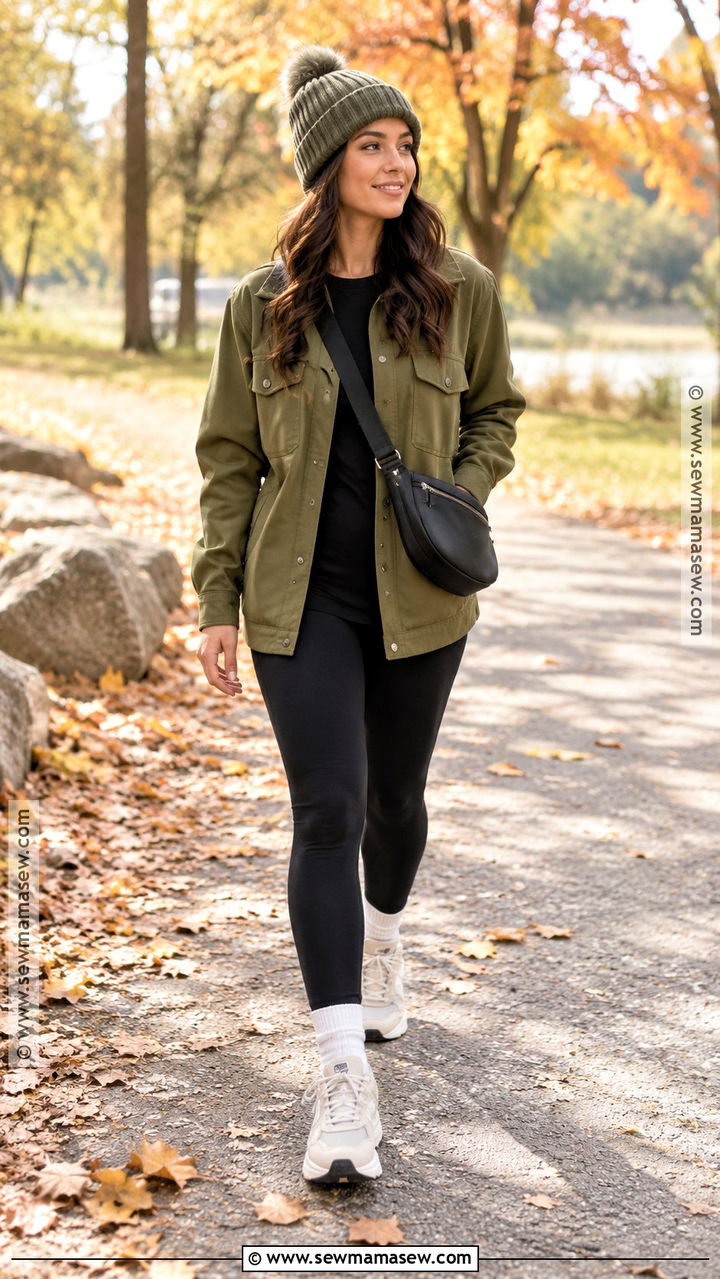 Cute Fall Shacket and Leggings Outfit - 20 cute fall looks