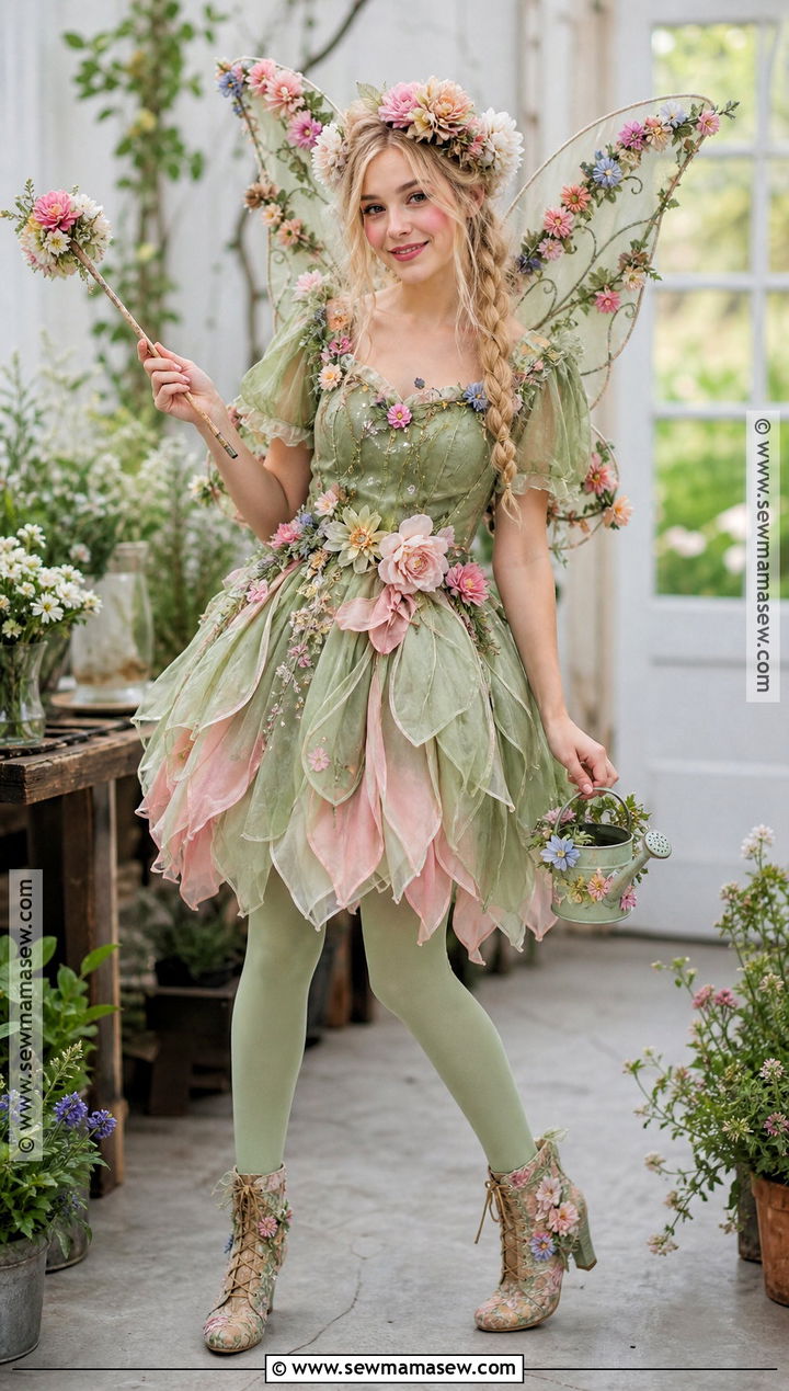 Cute Flower Fairy Costume - 35 cute hollowed costumes