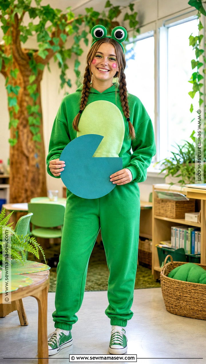 Cute Frog Costume - 30 Easy Halloween Costumes For School