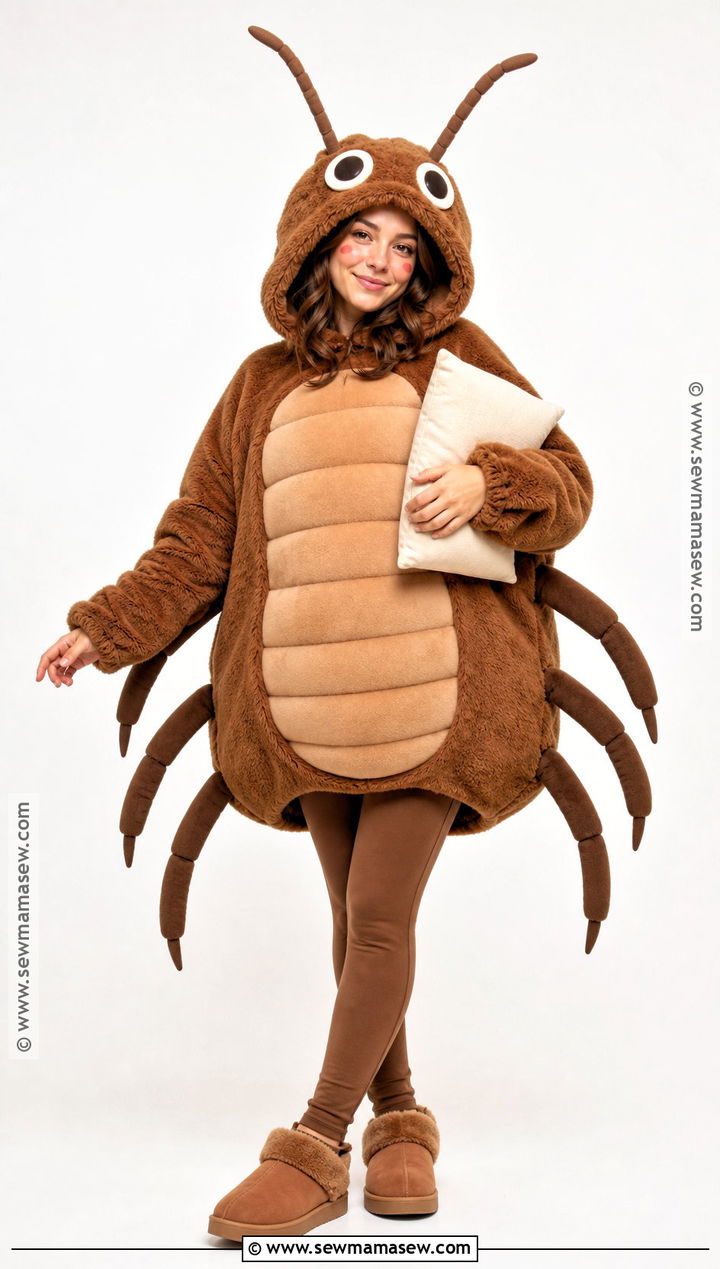 Cute Fuzzy Bed Bug Costume - 30 Bed Bug Halloween Costume Ideas