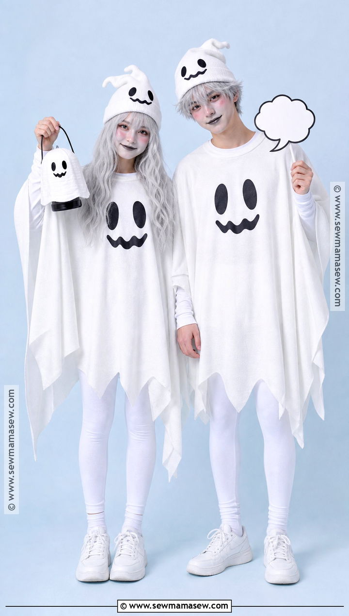 Cute Ghost Couple Costume - 30 couple costumes cute