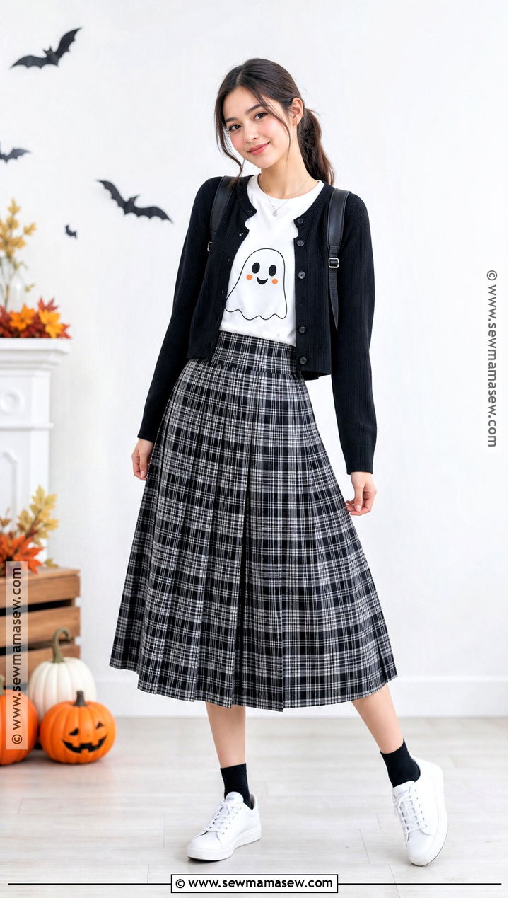 Cute Ghost Halloween Shirt Outfit - 40 halloween shirts