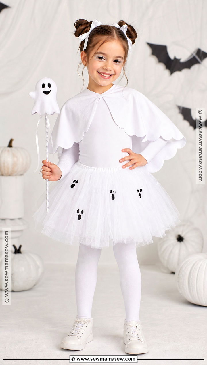 Cute Ghost Tutu Costume - 35 ghost costume ideas for kids