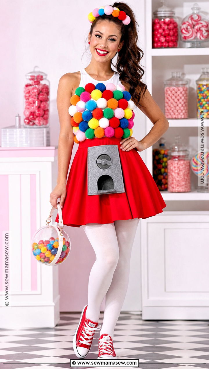 Cute Gumball Machine Costume - 30 halloween costume cute ideas