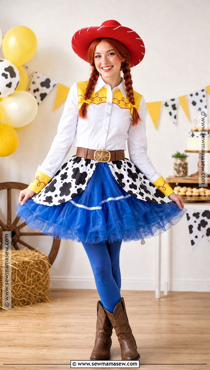 Cute Jessie Costume With Tulle Skirt - 35 jessie costume ideas