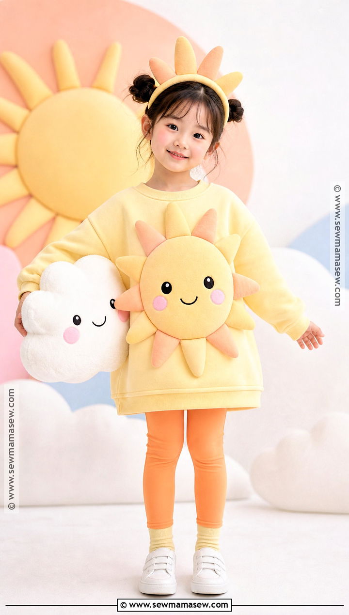 Cute Kawaii Sun Costume - 30 sun costume ideas for kids