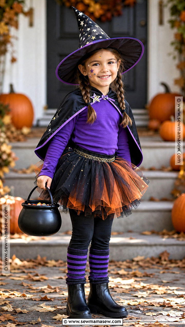Cute Kids Witch Costume - 45 witch halloween costume ideas