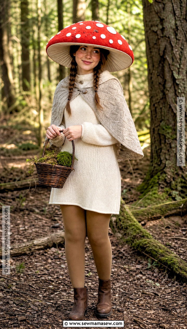 Cute Mushroom Costume - 35 costume inspo ideas