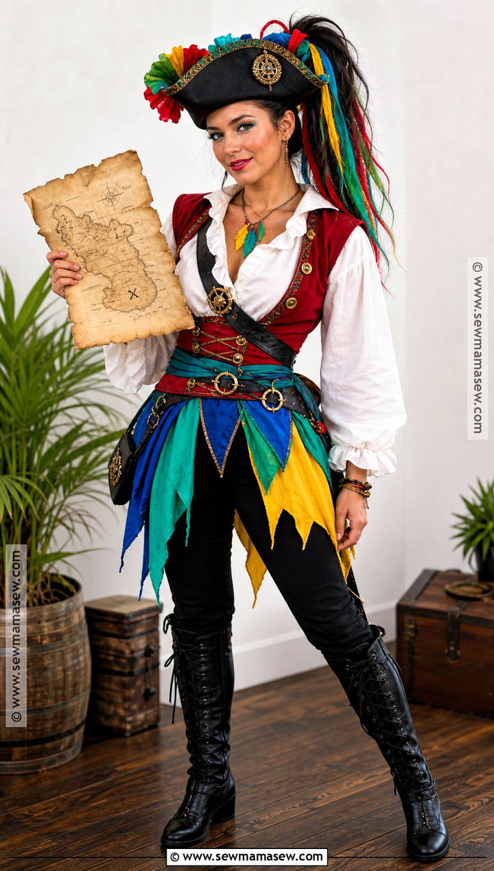 Cute Parrot Pirate Costume - 30 cute pirate costume ideas for women