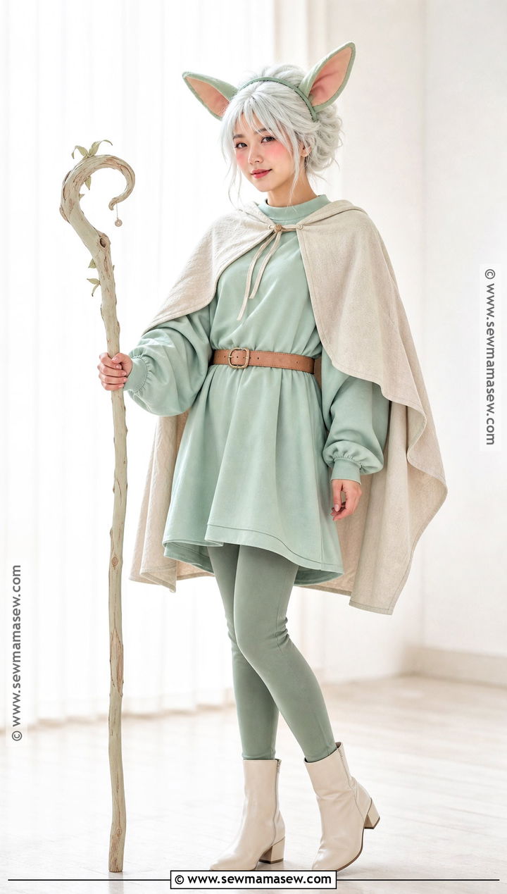 Cute Pastel Yoda Costume - 35 yoda costume ideas