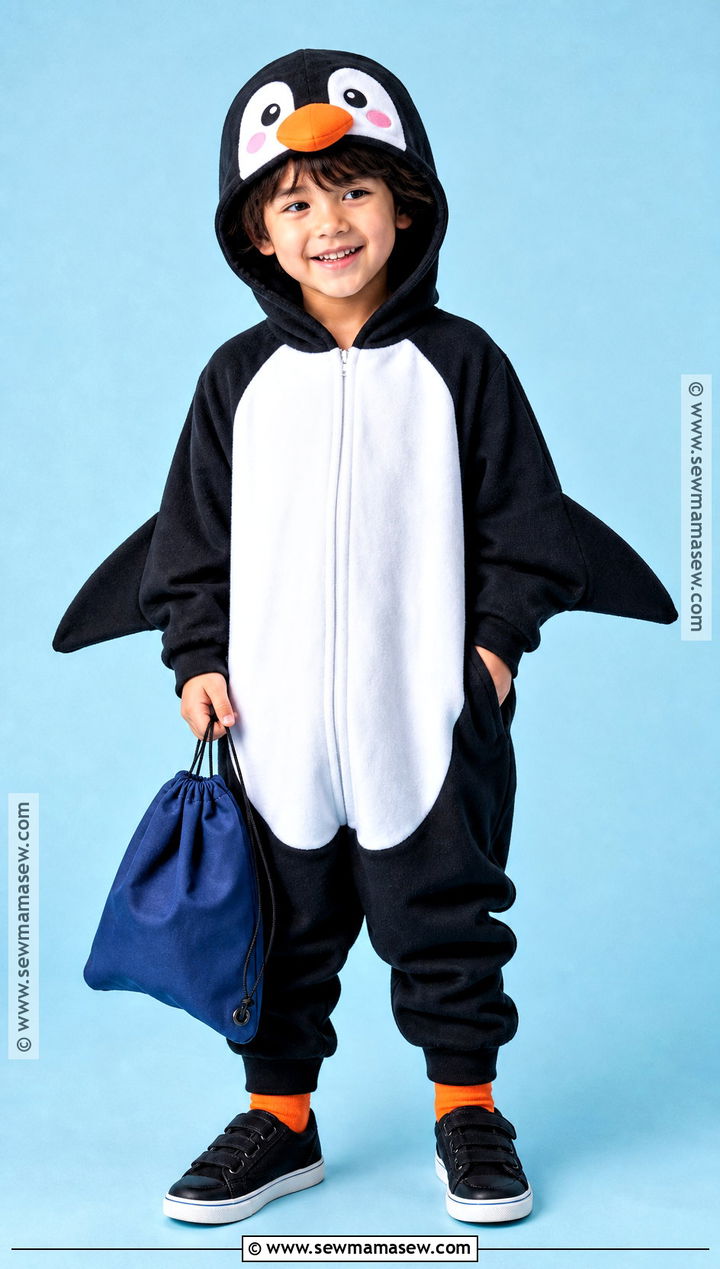 Cute Penguin Bird Costume - 30 bird halloween costume ideas