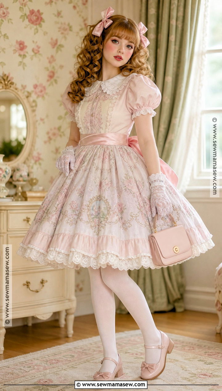 Cute Porcelain Doll Costume - 35 cute hollowed costumes